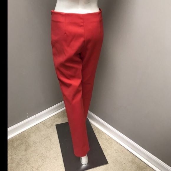 St. John Bella Stretch Straight-Leg Ankle Pants - Picture 3 of 5